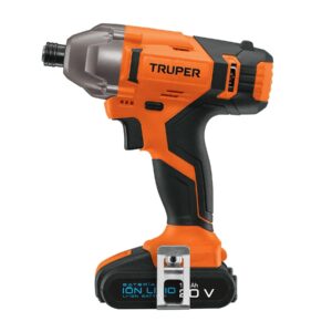 Destornillador de impacto 1/4" de 20 V UNA Batería ion litio