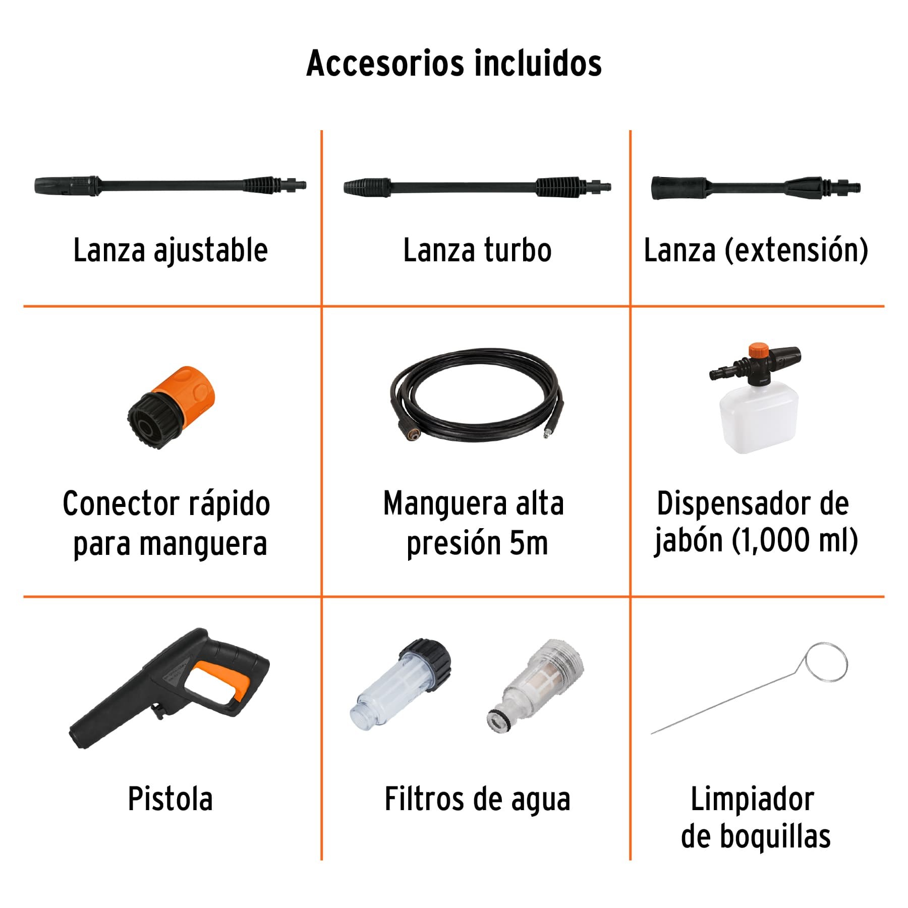 Hidrolavadora eléctrica 1500 PSI, Truper - Imagen 2
