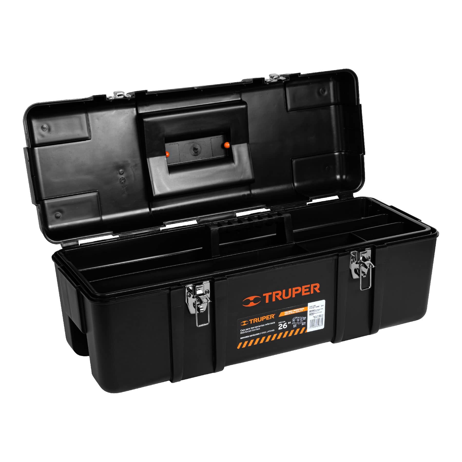 Cajas para herramienta calidad industrial, broches metálicos - Imagen 4