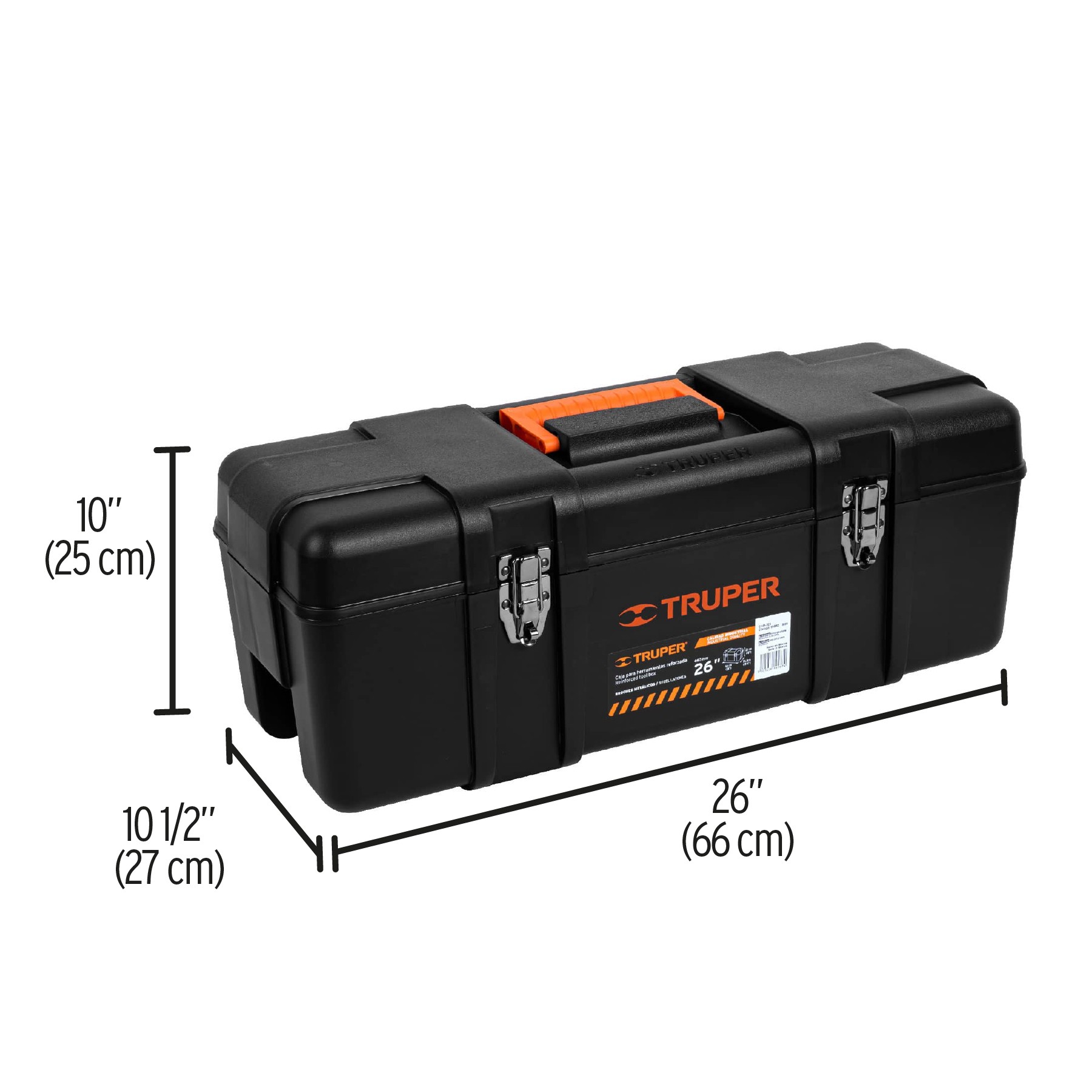 Cajas para herramienta calidad industrial, broches metálicos - Imagen 5