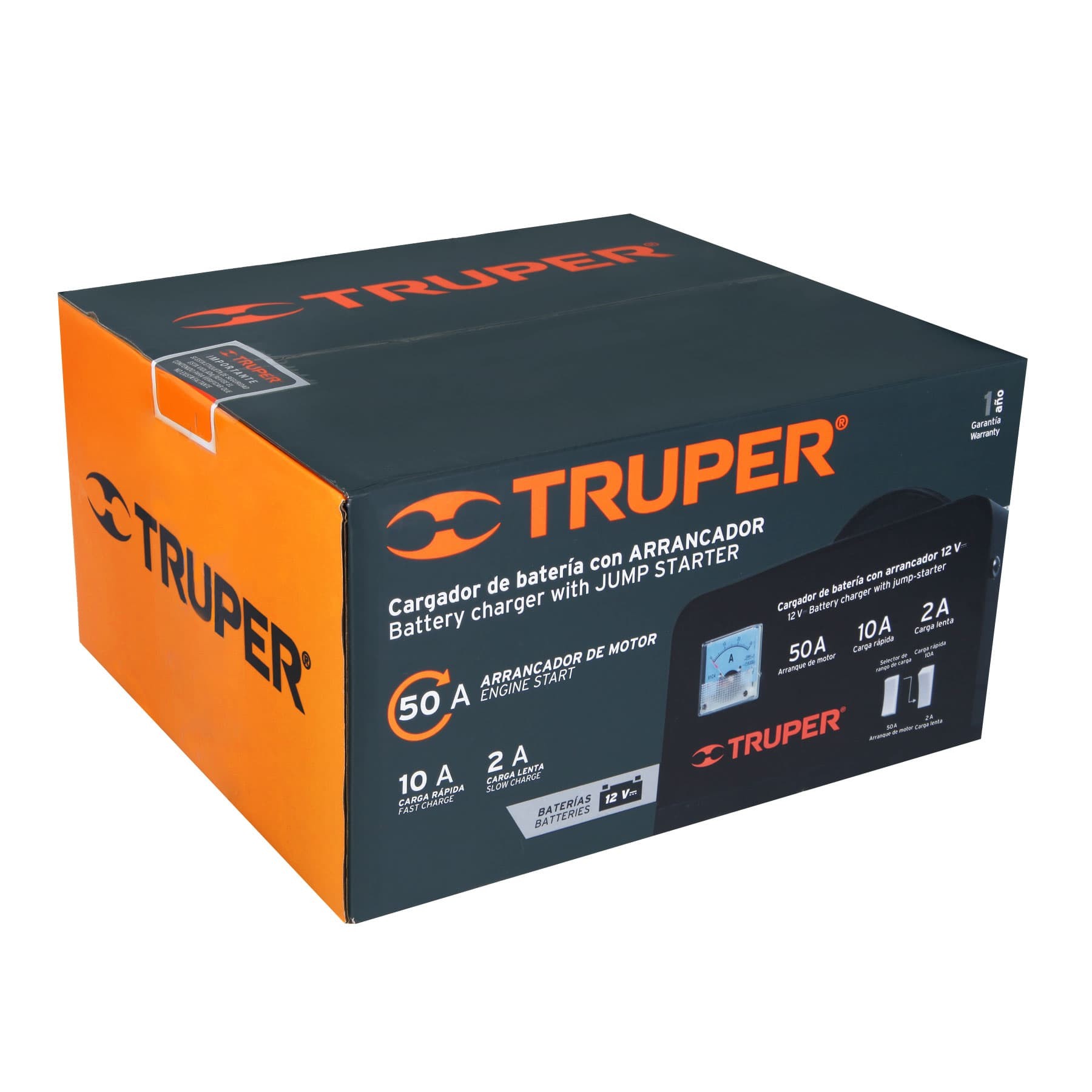 Cargador de 50 A para baterías de 12 V, Truper - Imagen 2