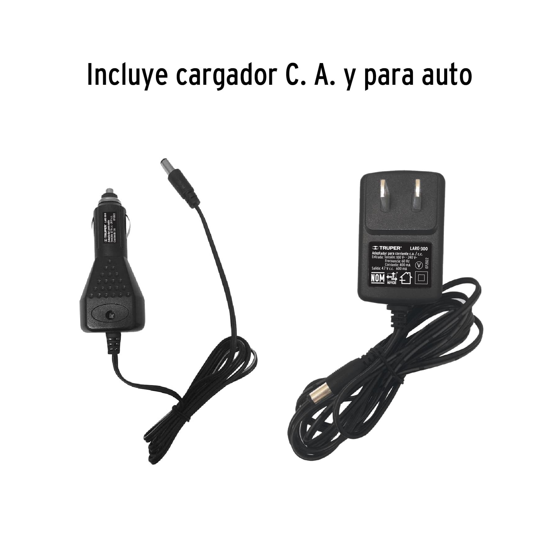 Lámpara recargable de LED 300 lm alta potencia, Truper - Imagen 6