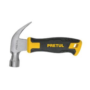 Martillo 10 oz, mango comfort grip, Pretul