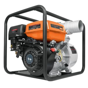 Motobomba autocebante 4" x 4" a gasolina 9 HP, Truper