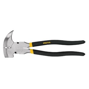 Pinza de hacendado 11" mango de vinil, Pretul