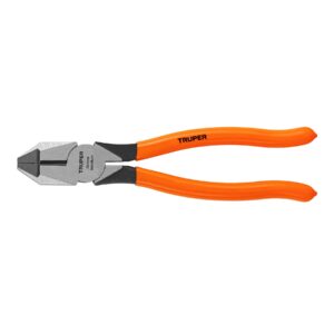 Pinzas de electricista profesionales, cabeza cuadrada