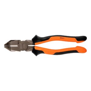 Pinzas de electricista profesionales, uso rudo, alta palanca, Comfort Grip