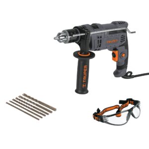 Rotomartillo 1/2" 700 W, 6 brocas y lentes de seguridad