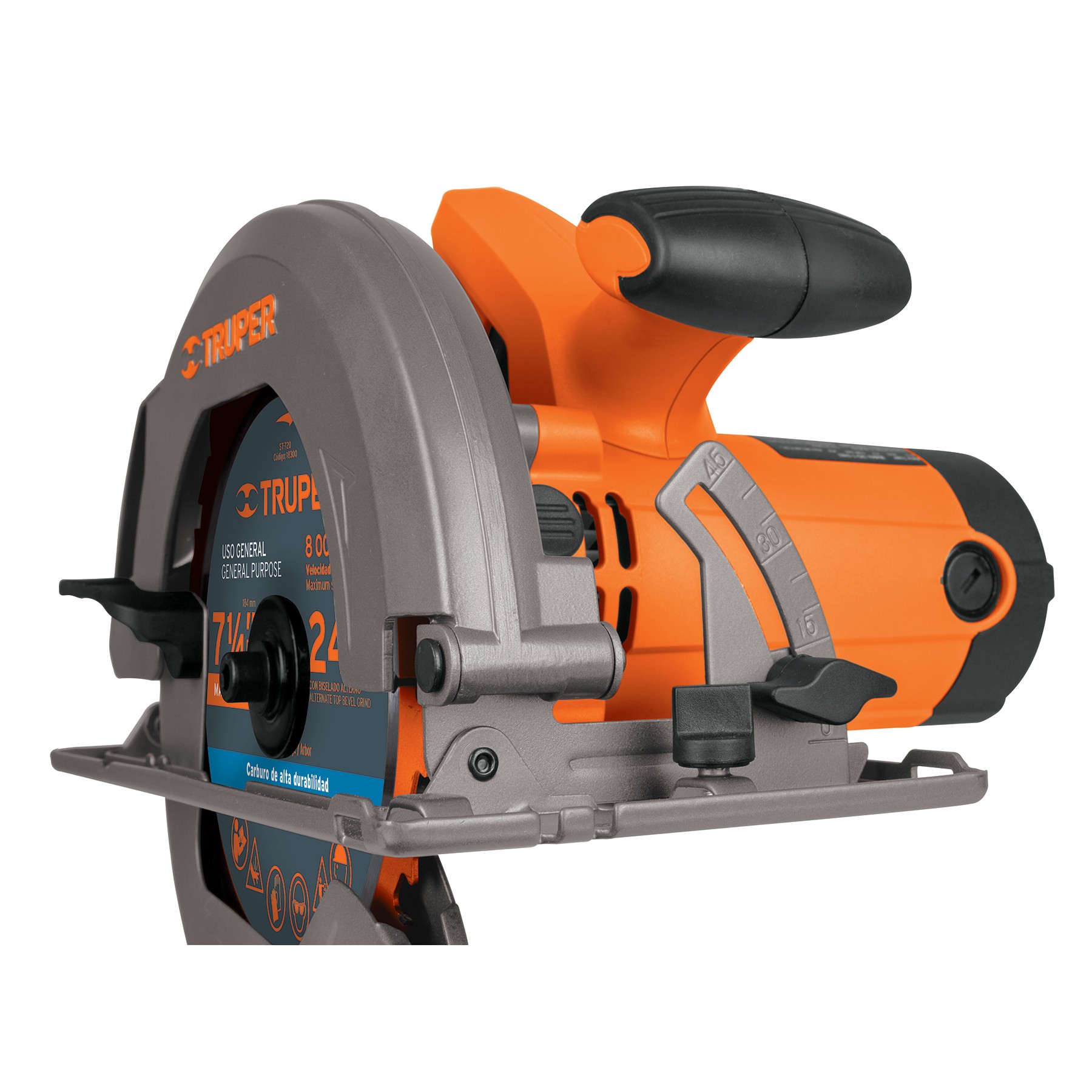 Sierra circular 7-1/4" 1500 W, profesional, Truper - Imagen 3