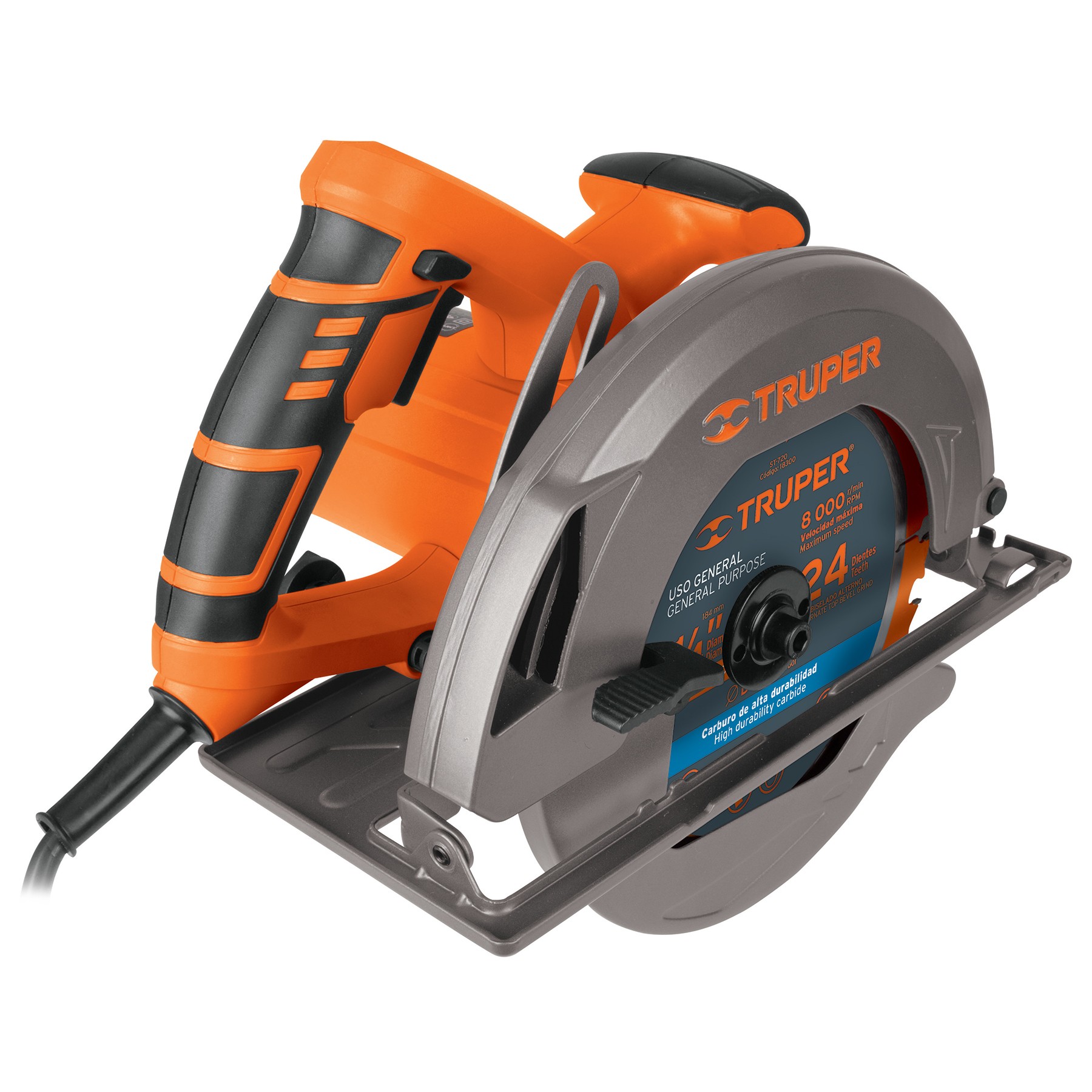 Sierra circular 7-1/4" 1500 W, profesional, Truper - Imagen 5