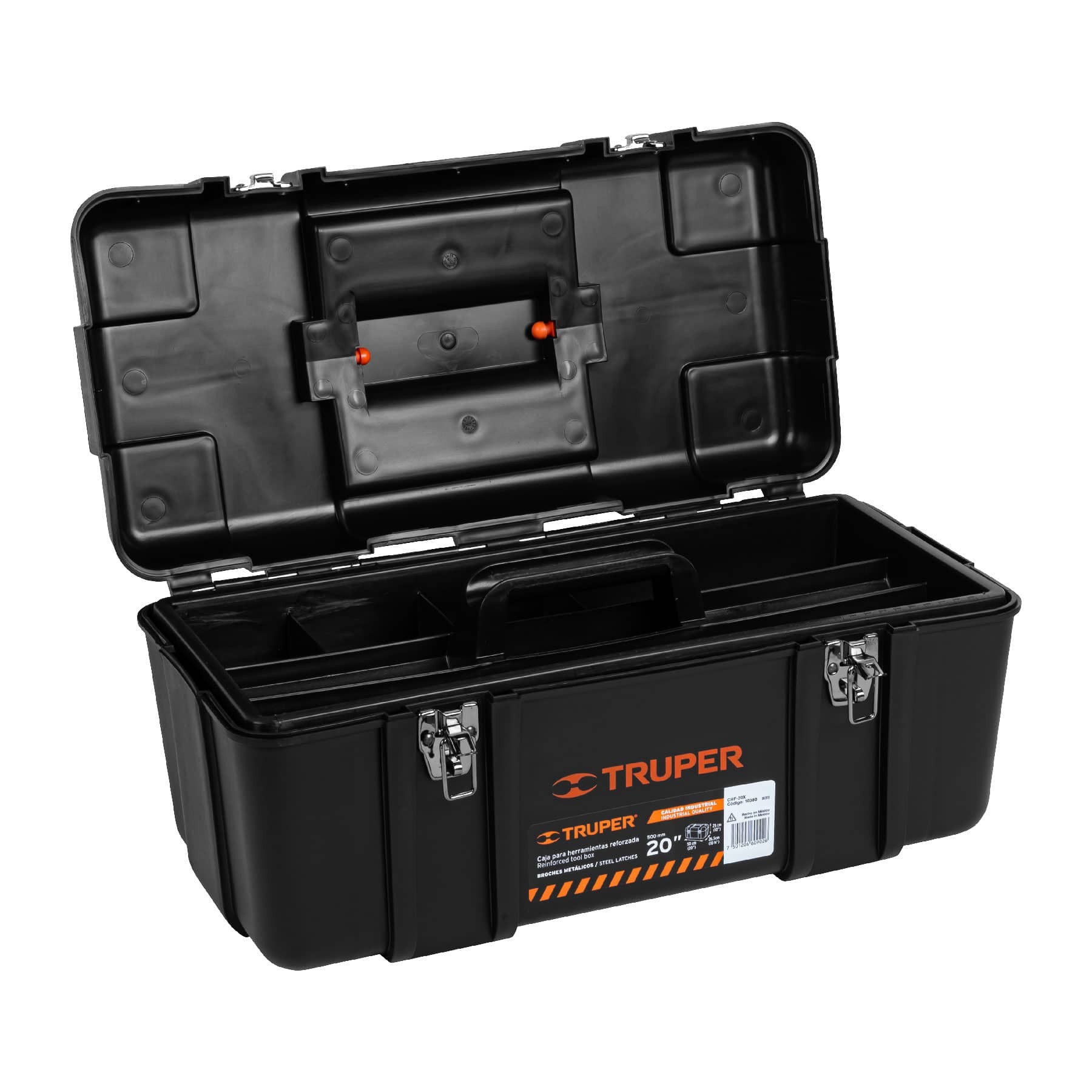 Caja para herramienta de 20" industrial, broches metálicos - Imagen 5