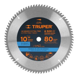 Disco sierras diámetro 10", centro de 5/8", para aluminio