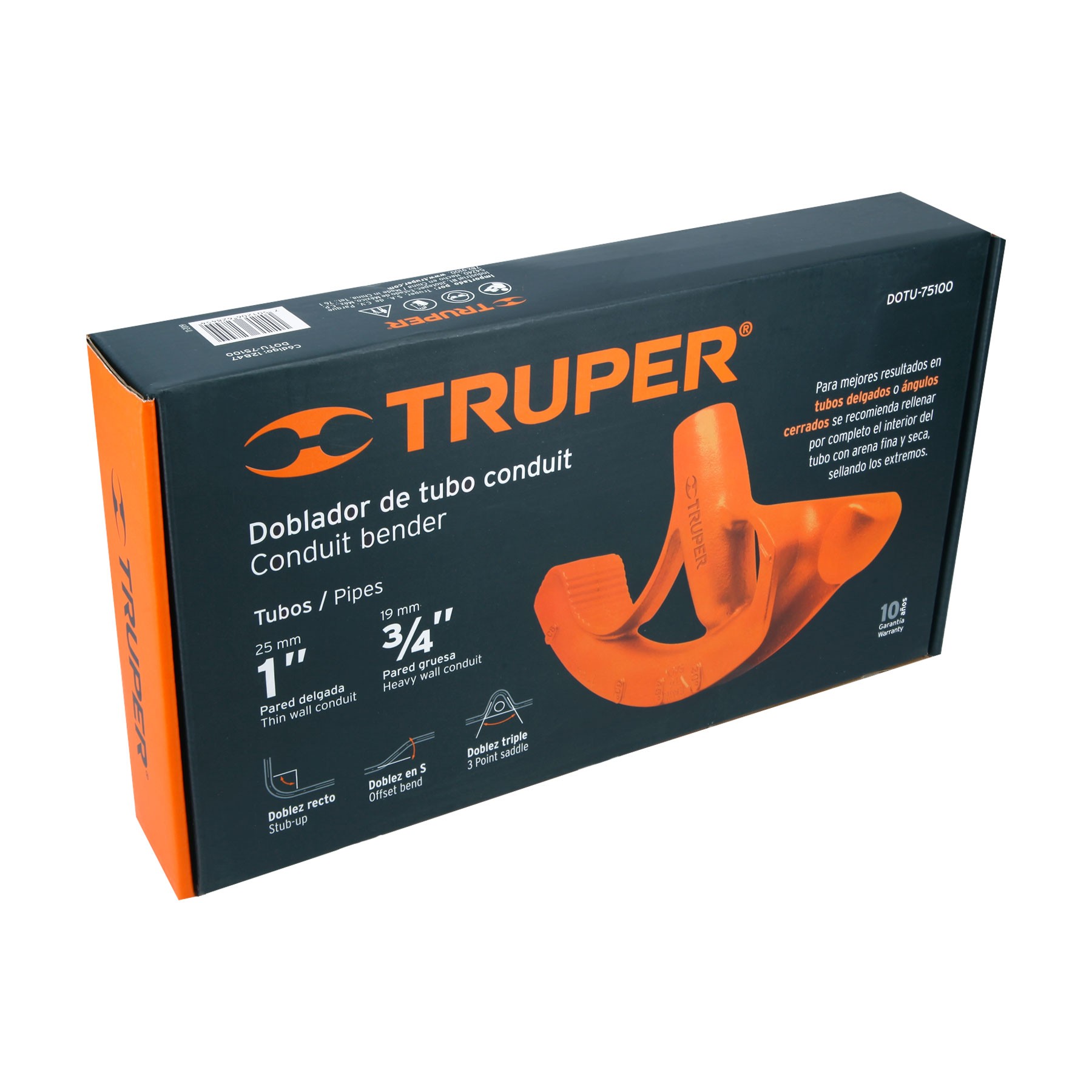 Doblador de tubo conduit 1", Truper - Imagen 2