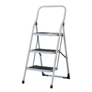 Escalera tubular, plegable, 4 peldaños, Pretul