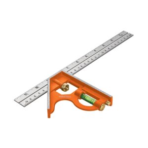 Escuadra 12" de combinación con punzón para marcar, Truper