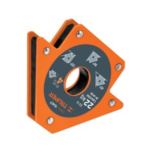 Escuadra magnética 4" para soldar, capacidad 23 kg, Truper