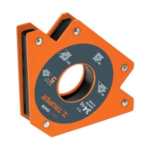 Escuadra magnética 5" para soldar, capacidad 34 kg, Truper