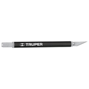 Exacto 6" profesional con 5 cuchillas de acero SK5, Truper