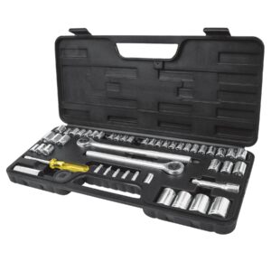 Juego 51 herramientas 1/4", 3/8" y 1/2" p/mecánico, Pretul