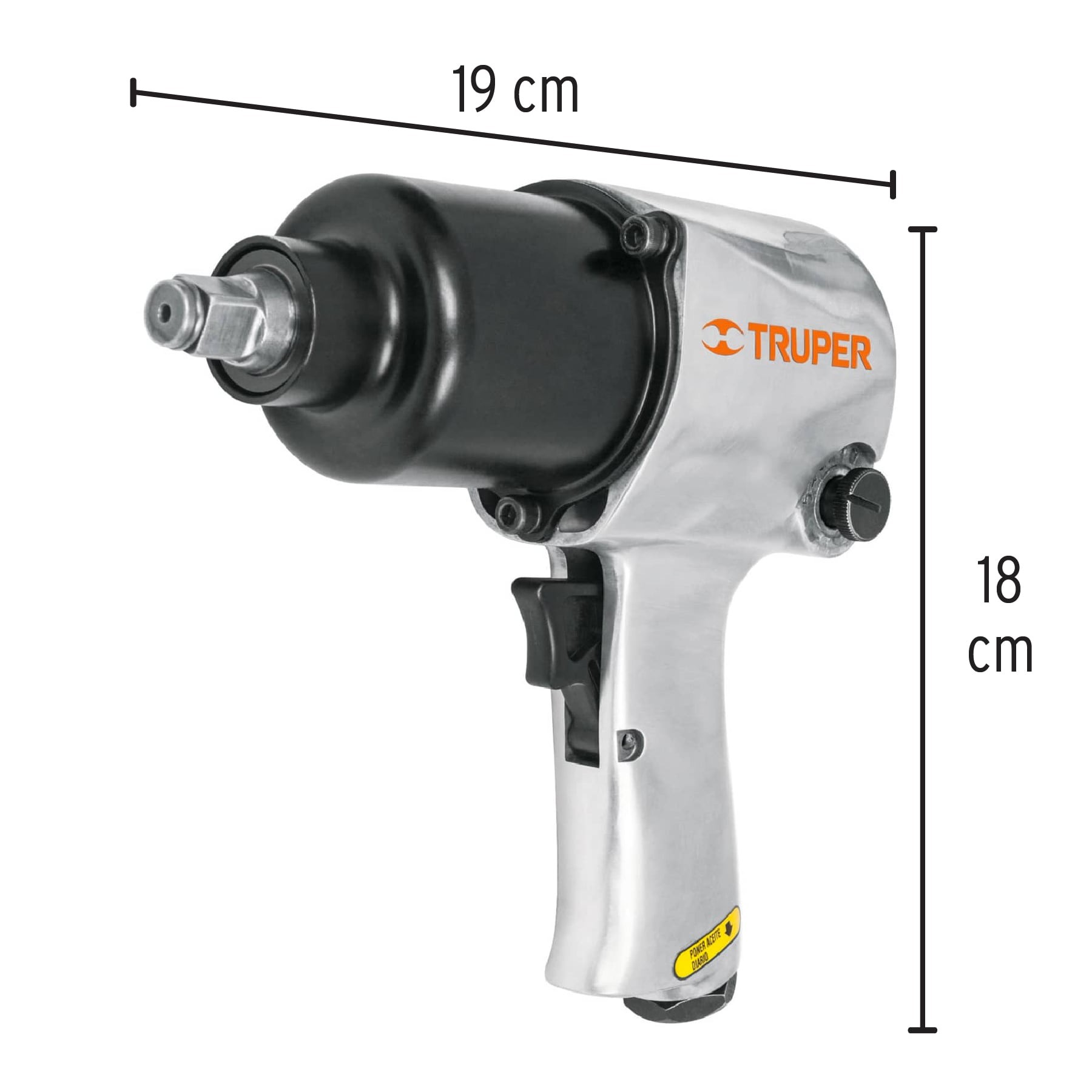 Kit de llave de impacto 1/2" ind. con estuche plástico - Imagen 2