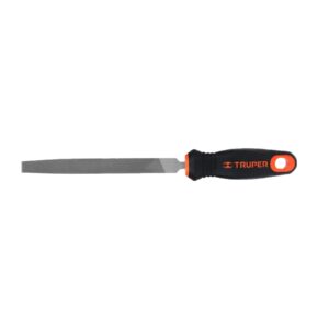 Lima plana bastarda 6" con mango doble inyección, TruperTruper
