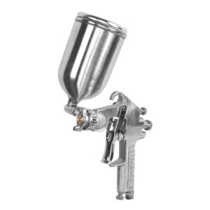 Pistola p/pintar gravedad LVMP vaso aluminio, 1.7 mm, Truper