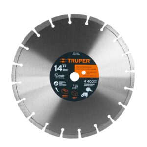 Disco diamantado de 14" x 2.8 mm corte ladrillo y concreto