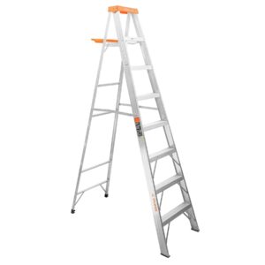 Escalera de tijera tipo ll 7 peldaños y bandeja, Truper