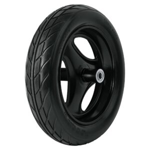 Rueda completa antipinchazo 16", incluye eje y baleros
