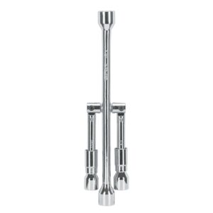 Cruceta para rueda 14" plegable pulida y cromada, truper